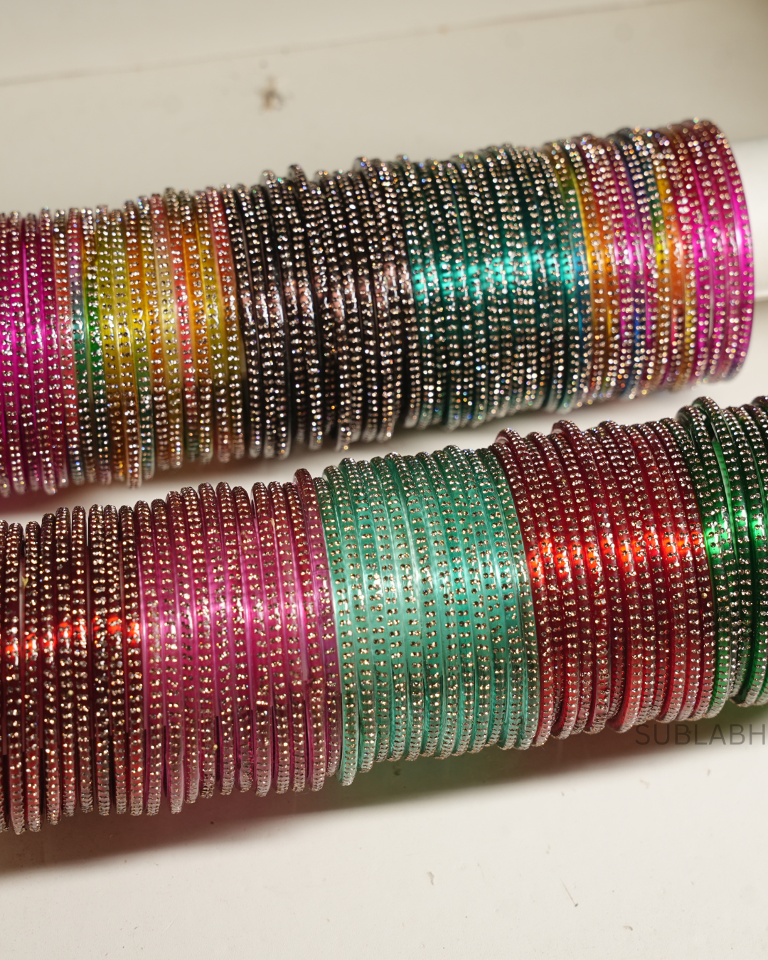 Bahaar Bangles - Closed Double dotted (Dozen)