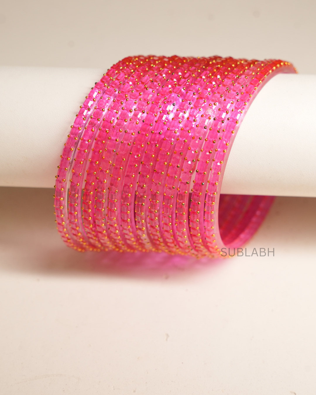 Bahaar Bangles - Double Dotted with Space between the two (Dozen)