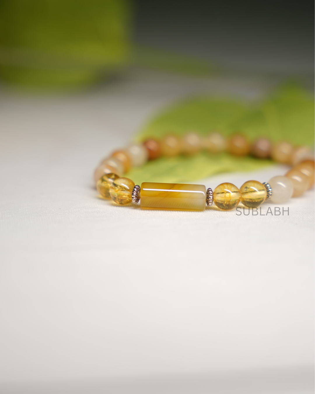 Premium Leo (Simha Rashi) Solar Radiance Bracelet β Tiger's Eye, Carnelian & Citrine Luxury Band