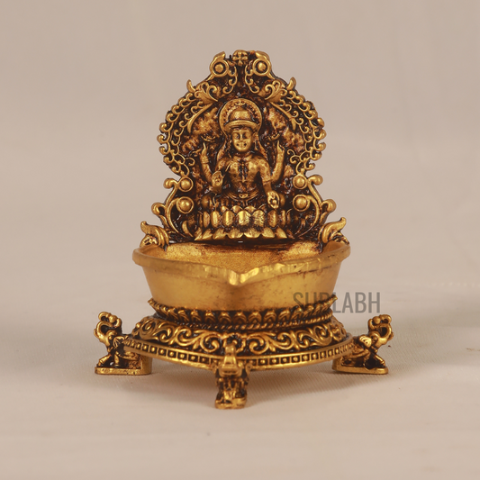 Lakshmi Deepam with Elephant Leg Shaped Base(Pair)(2 units)