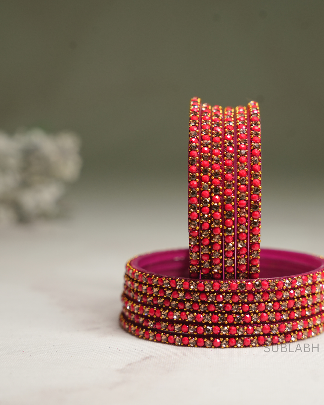 Bahaar Bangles- Uniform Gemstone across (Dozen)
