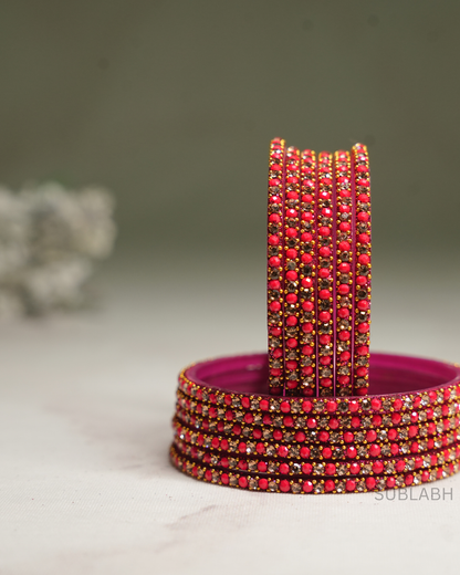 Bahaar Bangles- Uniform Gemstone across (Dozen)