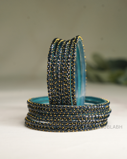 Bahaar Bangles - Star Speckled (more pronounced dots with less pronounced dots(Dozen)