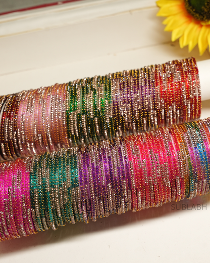 Bahaar Bangles- Clustered Dots With dot Spacing (Dozen)