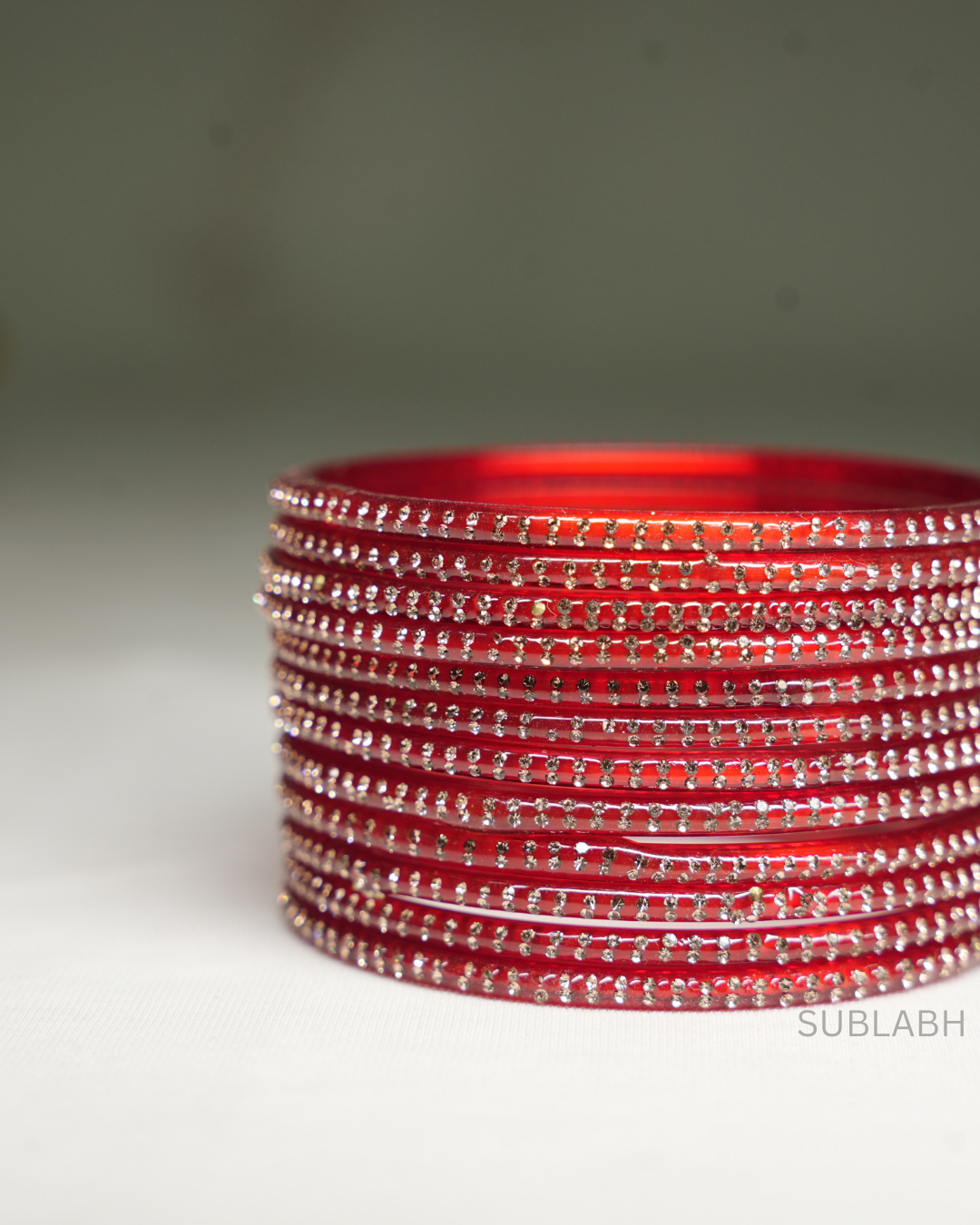 Bahaar Bangles-Uniform Gem Stone 4 Square(Dozen)