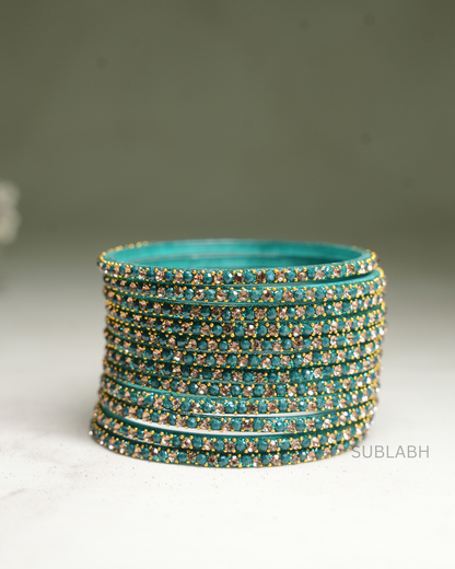 Bahaar Bangles- Uniform Gemstone across (Dozen)
