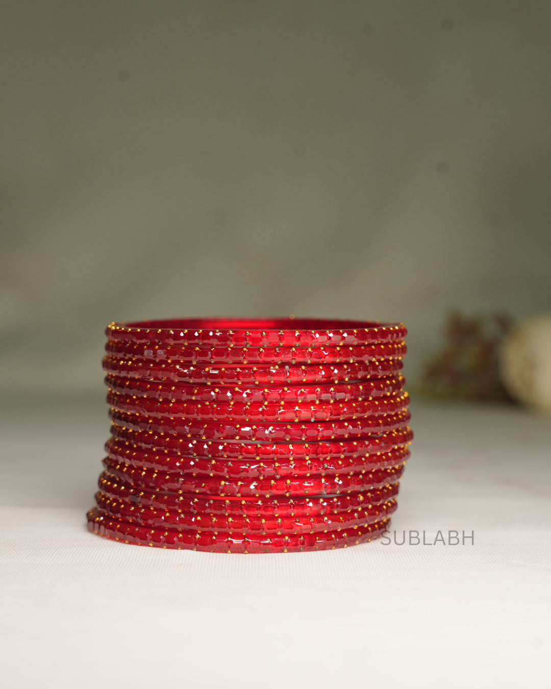 Bahaar Bangles - Double Dotted with Space between the two (Dozen)