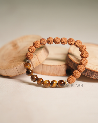 Rudraksha Gems Energy Bracelet