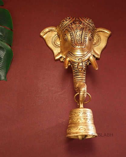 Sublabh Premium Brass Elephant Statue – Lucky Upward-Trunk Vastu & Prosperity Idol