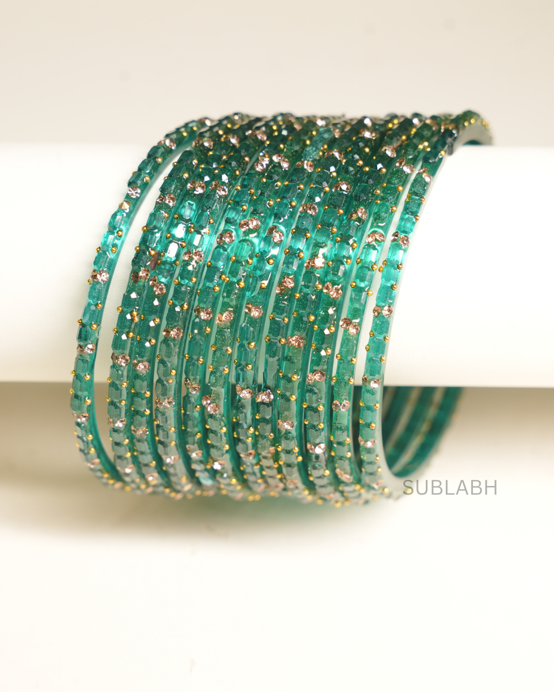 Bahaar Bangles - Star Speckled (more pronounced dots with less pronounced dots(Dozen)