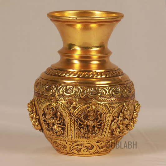 Kalash with Ashta Lakshmi