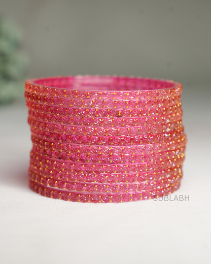 Bahaar Bangles - Spaced Double Dotted (Dozen)