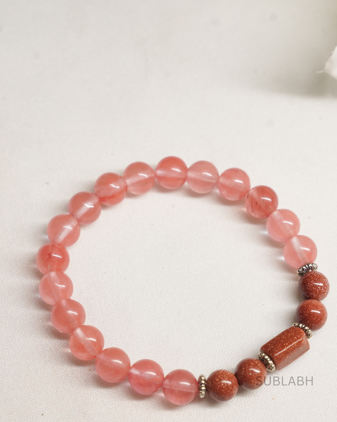 Premium Scorpio (Vrischika Rashi) Rudraksha & Agate Protection Bracelet | Mangal Manifestation Band