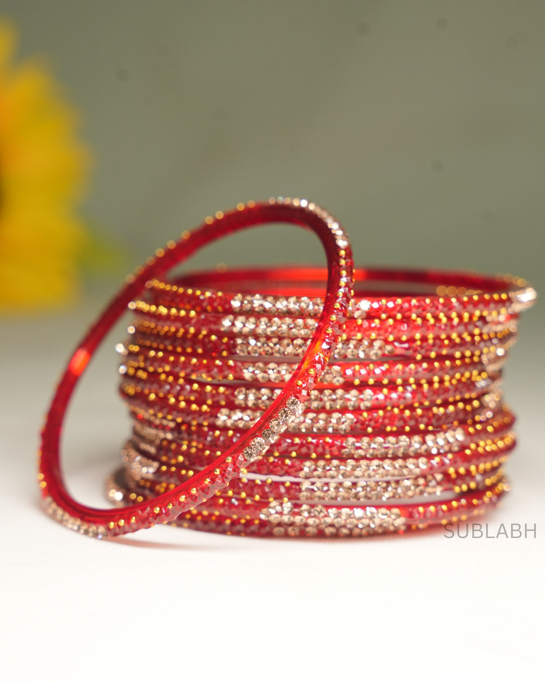 Bahaar Bangles- Clustered Dots With dot Spacing (Dozen)