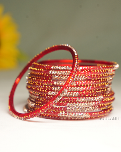 Bahaar Bangles- Clustered Dots With dot Spacing (Dozen)