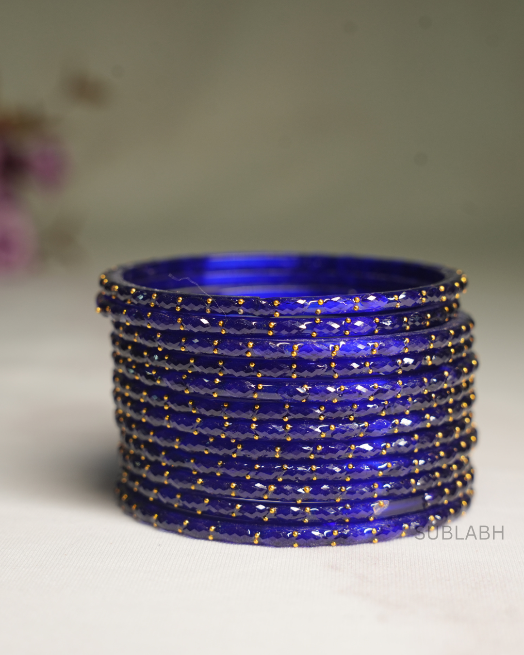 Bahaar Bangles- Non- uniform double Dotted (Dozen)