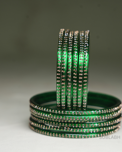 Bahaar Bangles - Closed Double dotted (Dozen)