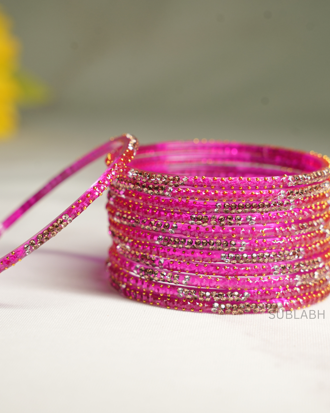 Bahaar Bangles- Clustered Dots With dot Spacing (Dozen)