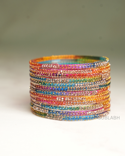 Bahaar Bangles- Clustered Dots With dot Spacing (Dozen)