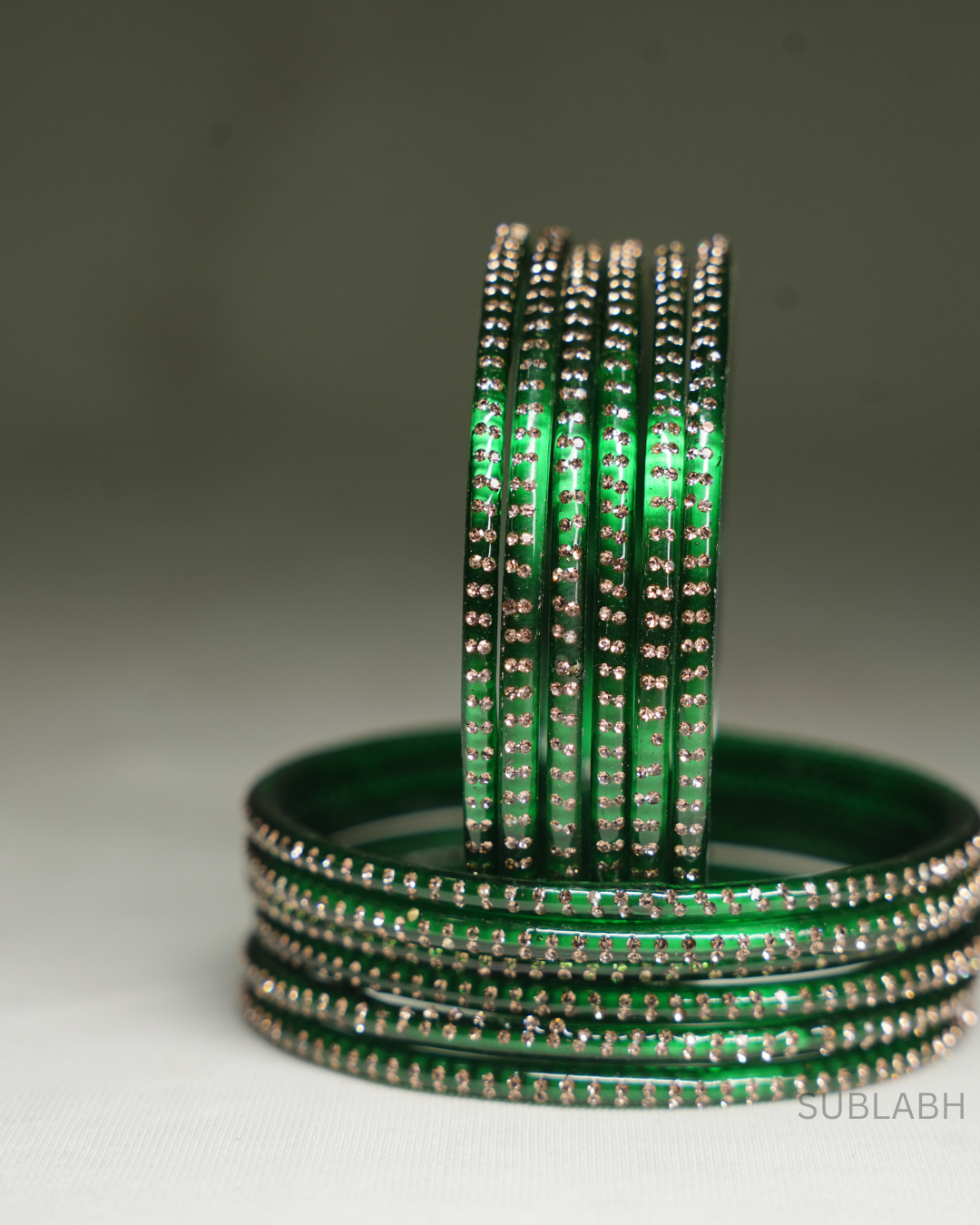 Bahaar Bangles-Uniform Gem Stone 4 Square(Dozen)