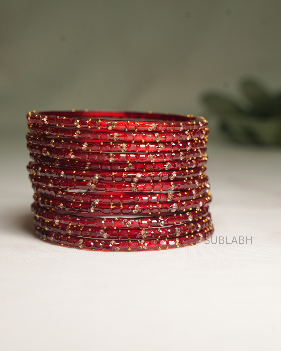 Bahaar Bangles - Star Speckled (more pronounced dots with less pronounced dots(Dozen)