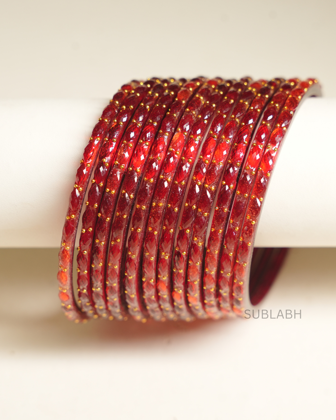 Bahaar Bangles- Non- uniform double Dotted (Dozen)