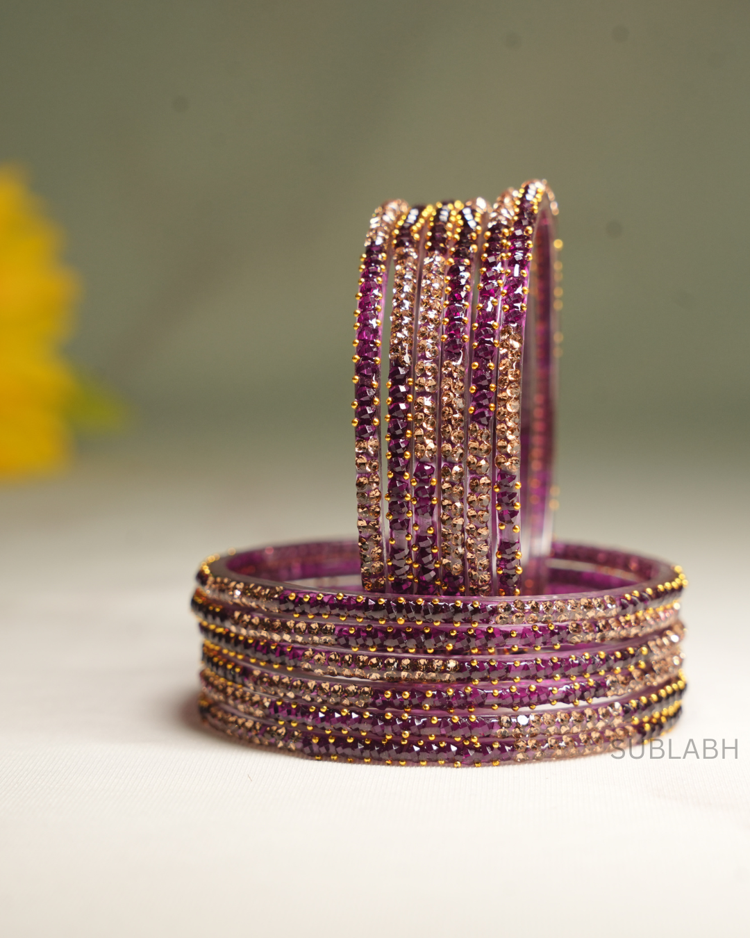 Bahaar Bangles- Clustered Dots With dot Spacing (Dozen)