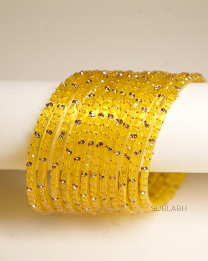 Bahaar Bangles - Star Speckled (more pronounced dots with less pronounced dots(Dozen)