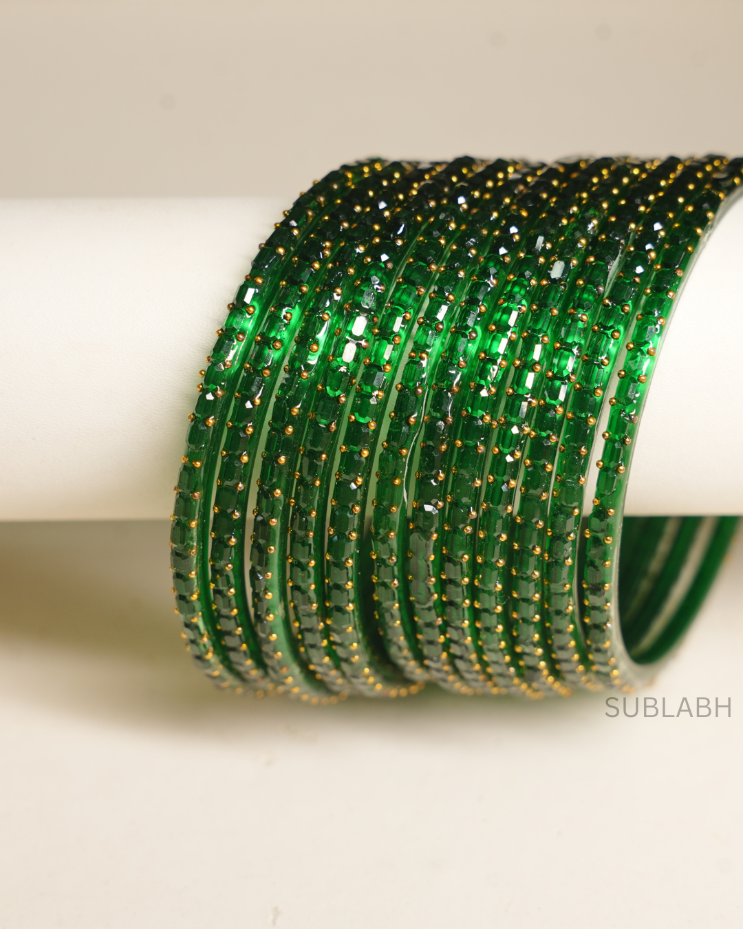 Bahaar Bangles - Double Dotted with Space between the two (Dozen)