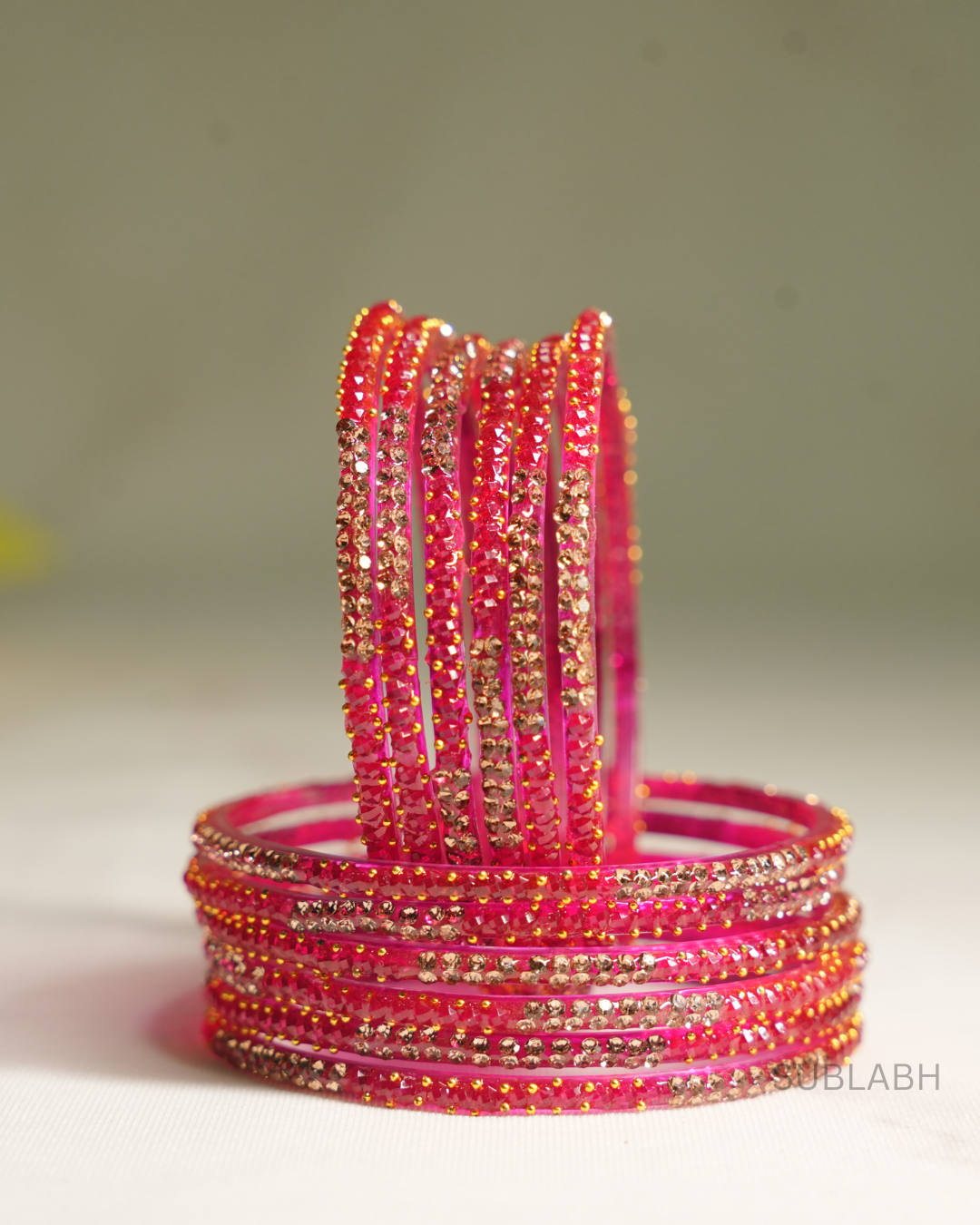 Bahaar Bangles- Clustered Dots With dot Spacing (Dozen)