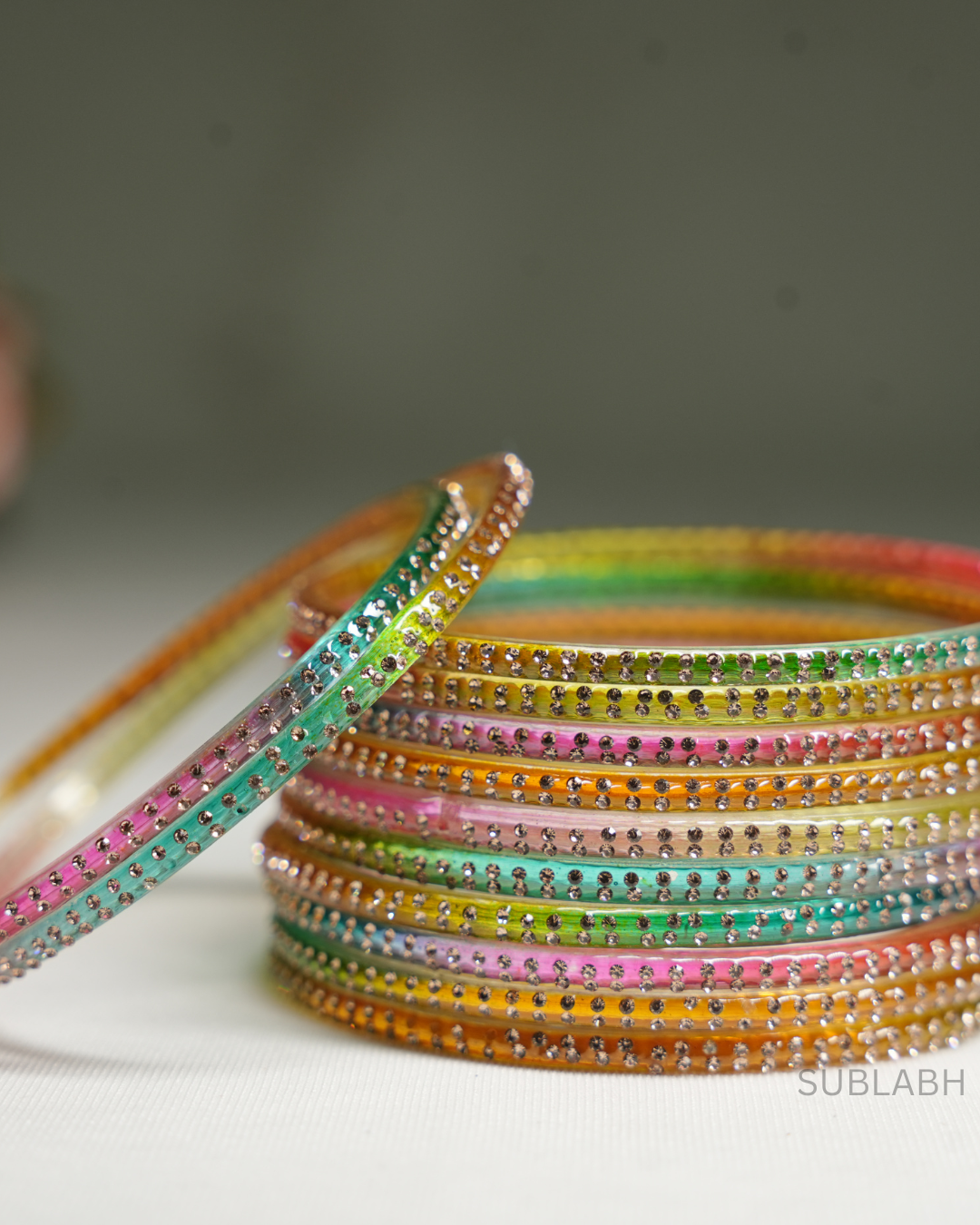 Bahaar Bangles - Closed Double dotted (Dozen)