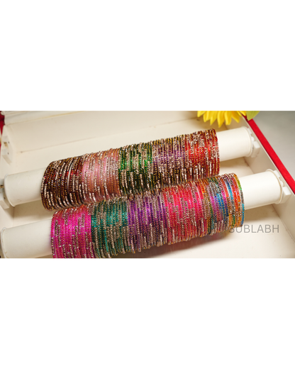 Bahaar Bangles- Clustered Dots With dot Spacing (Dozen)