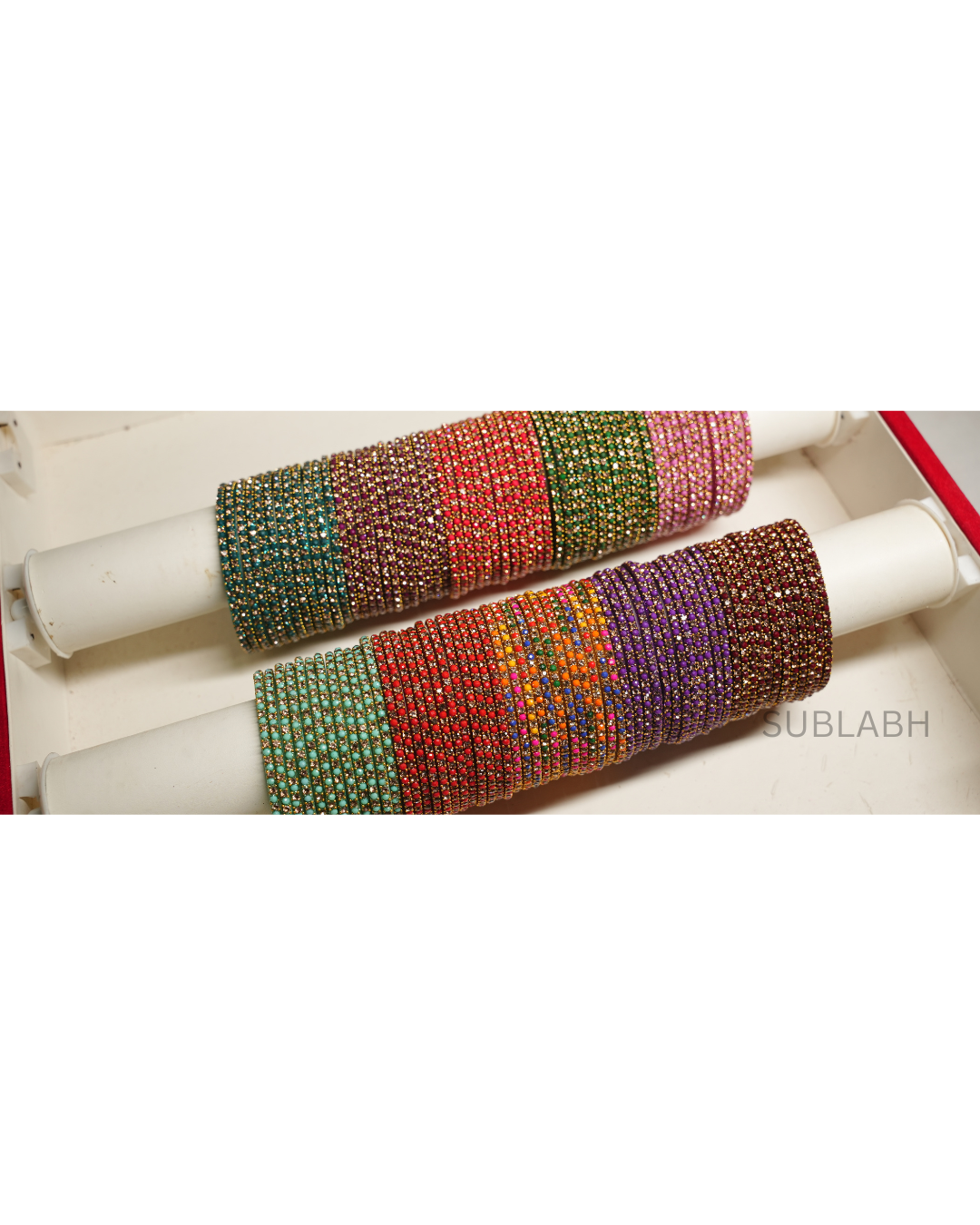 Bahaar Bangles- Uniform Gemstone across (Dozen)