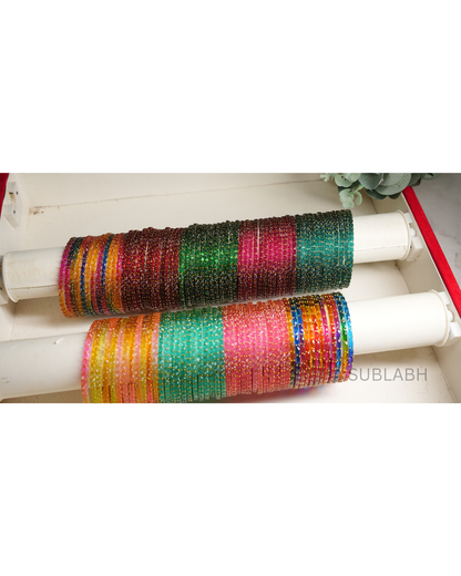 Bahaar Bangles - Spaced Double Dotted (Dozen)