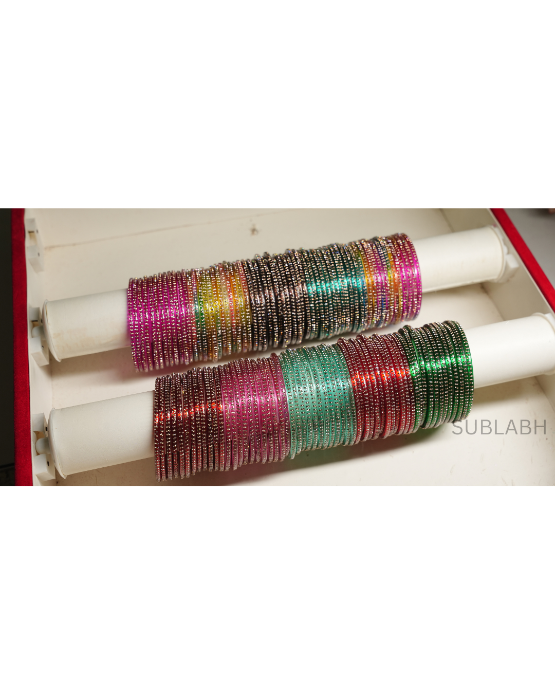 Bahaar Bangles - Closed Double dotted (Dozen)